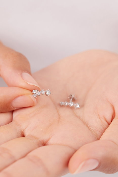 Heliophilia Silver Pendientes ELKAB92220 de Plata Esterlina 925 Heliophilia Silver Pendientes ELKAB92220 de Plata Esterlina 925